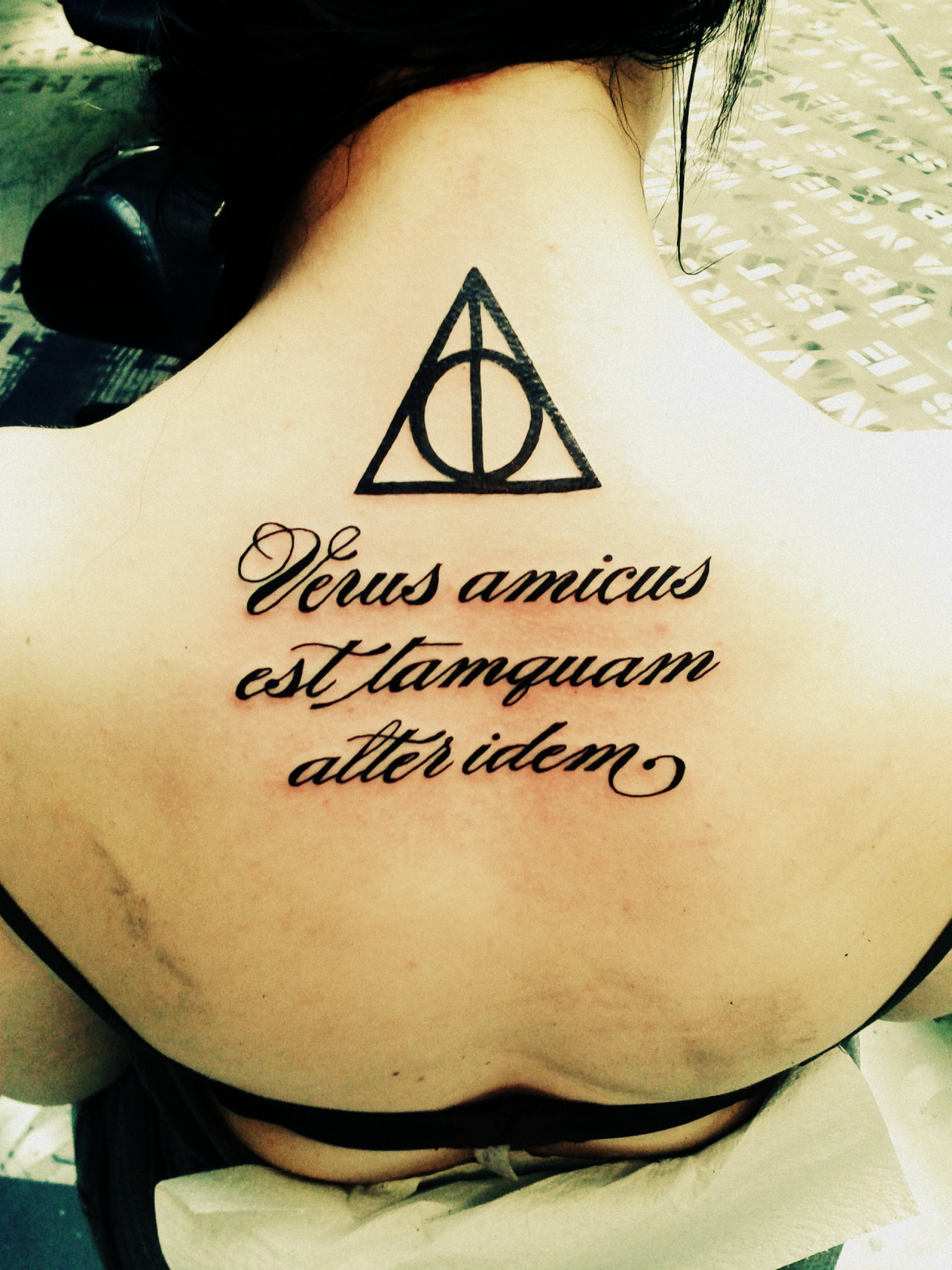 the variety of Harry Potter Tattoos — So, my lovely Potterheads! This is my  Harry Potter...