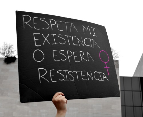 Respeta mi existencia o espera resistenciaRespect my existence or expect resistence