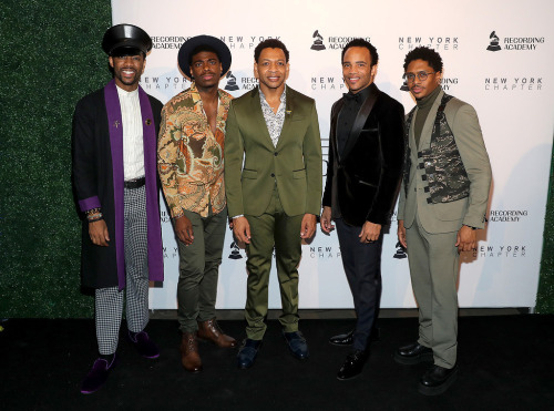  Saint Aubyn, Jawan Jackson, Derrick Baskin, James Harkness, and Ephraim Sykes attend the 62nd GRAMM