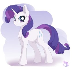 the-pony-allure:Rarity by NevoBASTER  =3