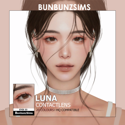 bunbunzsims1:Luna eyes ✿ 20 coloursFace paint category20 colorsUnisexHQ/nonHQ versionDownload here [
