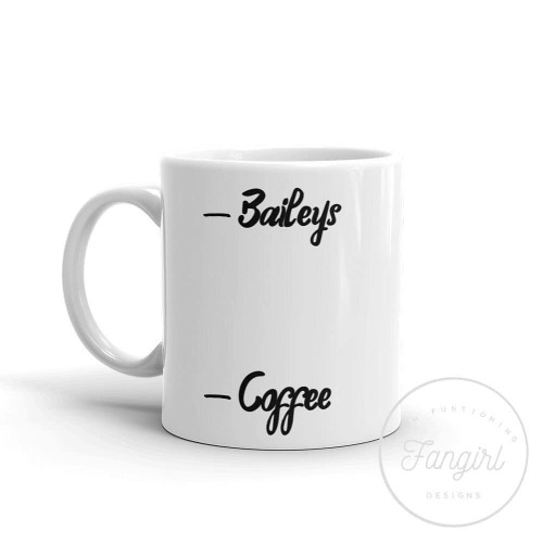 ORDER NOW!!Get it in time for the holidays.Coffee and Baileys Mug.Ships from Canada or the USA