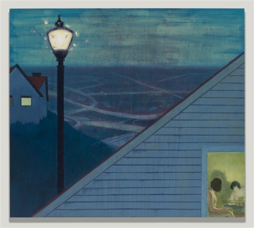 huariqueje:Beachwood   -   Christian Vincent , 2014American, b. 1966Oil on canvas, 80 x 90 in.    20