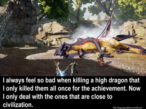 dragonageconfessions: CONFESSION:I always feel so bad when killing a high dragon that I only killed 