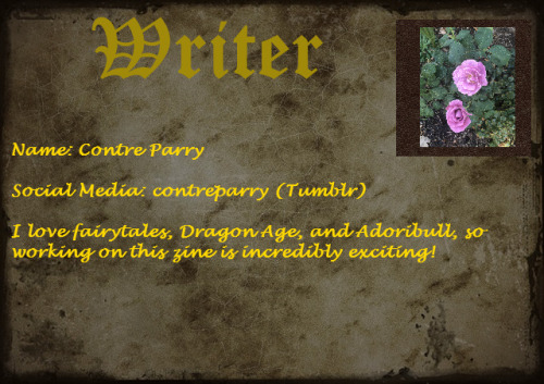 Contributor IntroductionNext up is our first writer, everyone be excited for ContreParry!You can fin