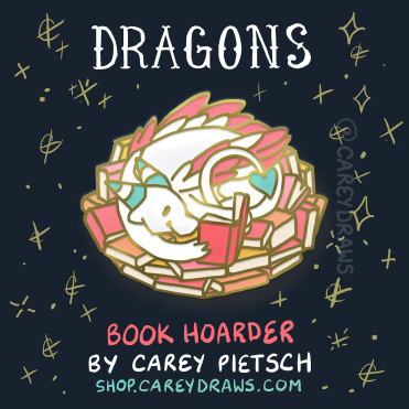 careydraws:Preorders for my Dragons series of hard enamel pins close tomorrow! Last chance to preord