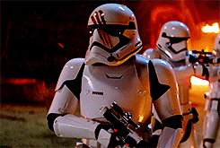 goingbacktojakku:I’m a stormtrooper. Like all of them, I was taken from a family I’ll never know. An
