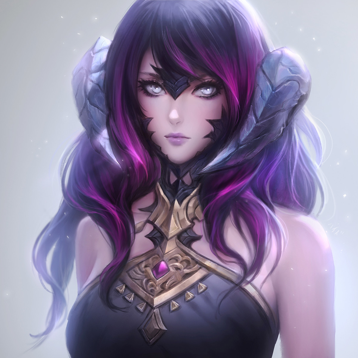 rarts:Beautiful Au Ra girl: Final Fantasy XIV game digital art [Artist: Vu Nguyen]