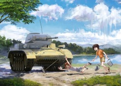 treeware girls und panzer itsumi erika nishizumi