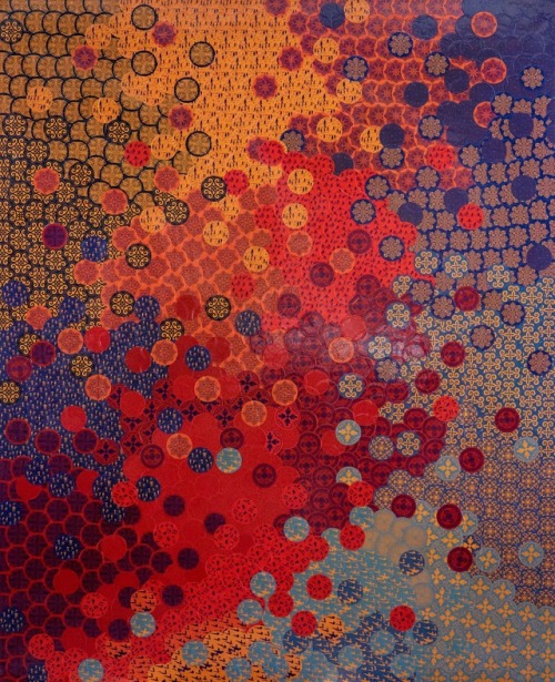igormag: Oksana Mas (b. 1969), 1 – 11, 2015.mixed media, 50 x 150 cm 