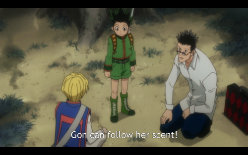 Ohhh, Gon!He was sad and feeling helpless and uselessbecause Hisoka fucking embarrassed and defeated