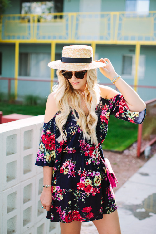 wantering-blog: Floral Dress By A Little Dash of Darling