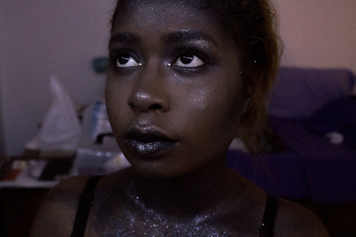 zanemalicks: tfw you decide to be the night sky for halloween ig:_baejing