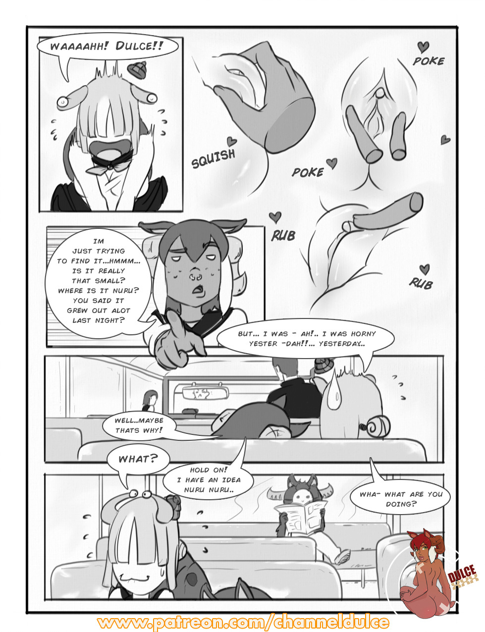 channeldulce: Dulce Comic update Chapter 1 “Bust Ride” pg 1-7 More cumming soon!