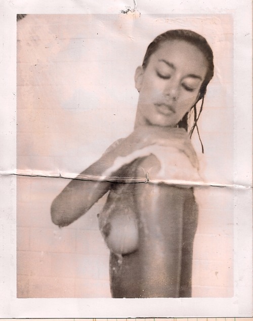 viciousboutique:  Susan Holmes, showering.