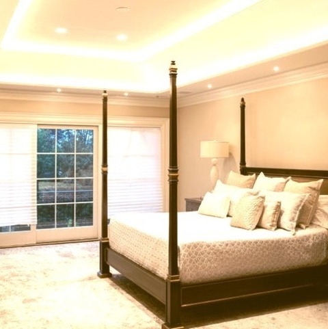 Traditional Bedroom In New YorkInspiration For A Traditional Master Bedroom Remodel With Gray Walls,