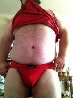 okcbigbear:  My Sunday cleaning outfit. 