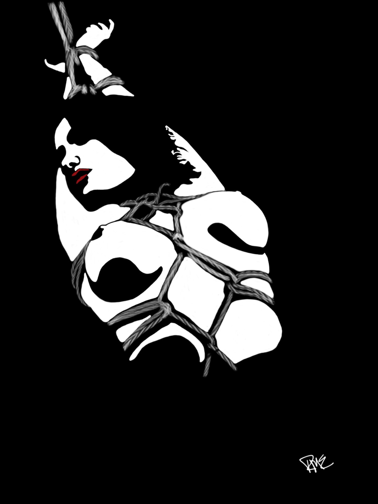 fanrin:  sir-render:  Though I cannot do the original artists rope work justice,