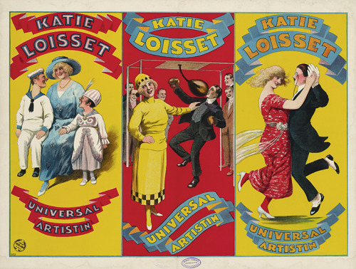 Adolph Friedländer, poster design for Katie Loisset - Universal Artist, 1923/24. Germany. Via plakat