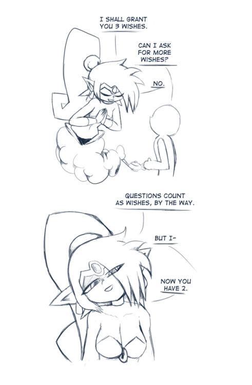 pedrovin: I can very easily picture her doing that as a genie.