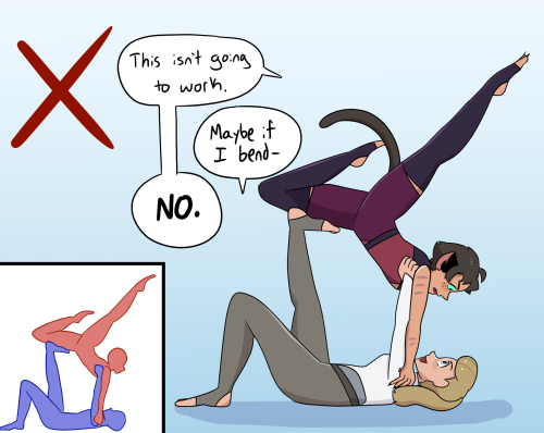 Porn Pics katavicbun:  My first catradora/yoga/kiss/thing