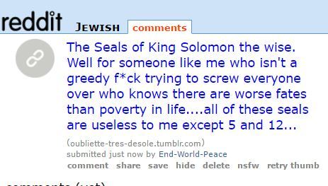 Assfrog-d If I was antisumptanic would I post things in the Jewish subreddit? No I would be posting things in the Nazi one I guess?