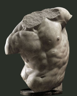 oinopa-ponton:The Gaddi Torso, part of Hellenistic sculpture of the 2nd century B.C. Italy, Florence, Uffizzi Gallery 