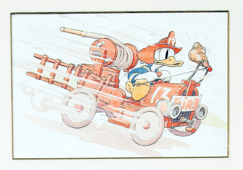 brianmichaelbendis:  “Fire Chief,” an original Donald Duck strip by Hank Porter from Good Housekeeping magazine, 1940. 