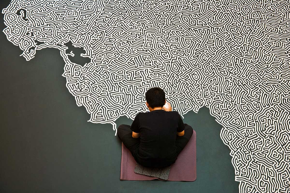 Return to the Sea: Saltworks by Motoi Yamamoto  Motoi is known for working with salt,