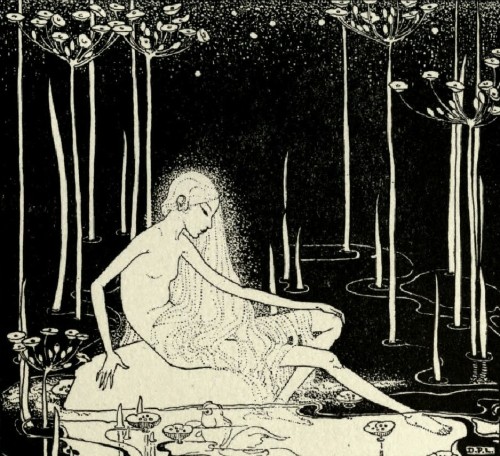 the-evil-clergyman:  Illustration from Walter De La Mare’s Down-Adown-Derry: A Book of Fairy Poems by Dorothy P. Lathrop (1922)