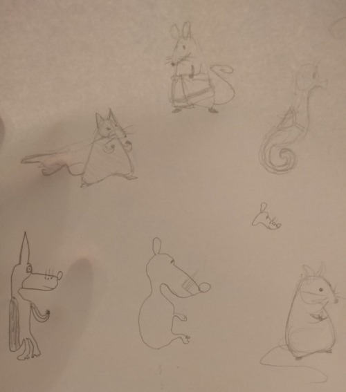 My Brother And I Were Drawing Mice And We Gave Our Cowboy Mice Seahorses To Ride