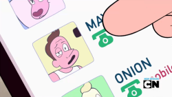 I don’t know which confuses me more, that Lion has a phone or that Onion has a phone and Steven has his number