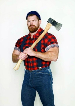 bangedbysatan:  abeautifulindiscretion:  Lumberjacked  I just recently started like beards and I don’t know what to do with my panties right now 