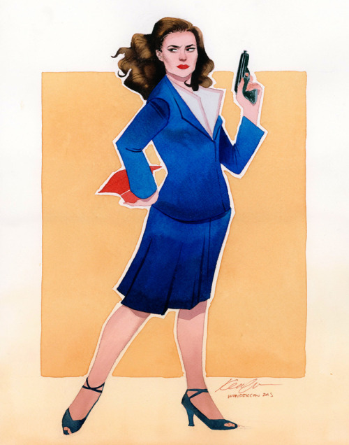 kevinwada:  Peggy CarterWonderCon 2015 commission
