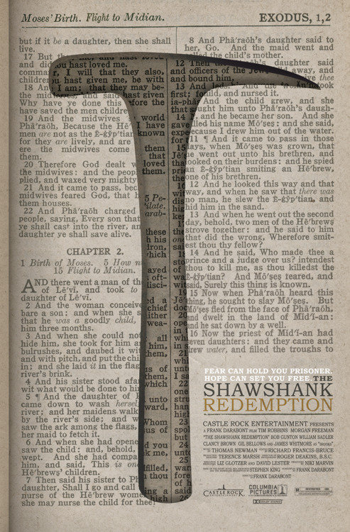 thepostermovement:  Shawshank Redemption by Gary Irwin