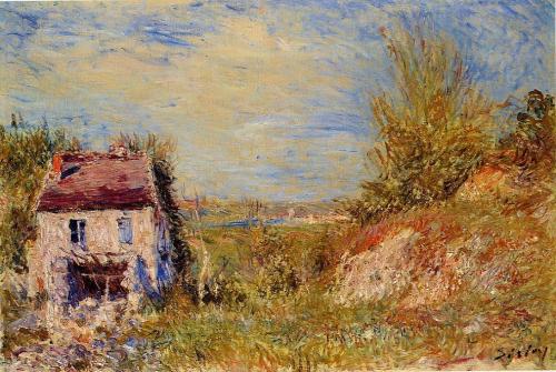 artist-sisley:Abandoned House, 1886, Alfred SisleyMedium: oil,canvas