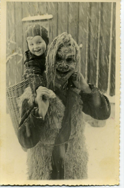weirdchristmas: I like that kid’s style. Tonight is #Krampusnacht! Time for more #Krampus than