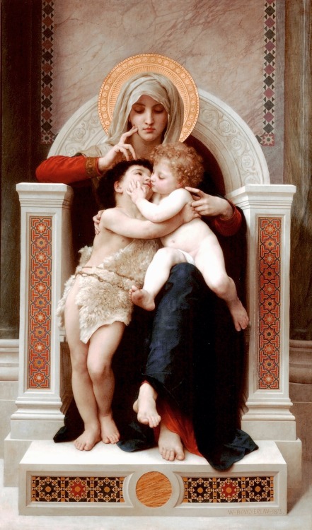 Porn photo inersore:  The madonna of the lilies, 1899