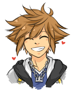 kenzichi:  Portraits I ended up not using for the art book.  Sora gets little hearts because he’s just a big ‘ol bag of sunshine (my sunshine child) :D And I think I’m getting better at drawing Riku! 