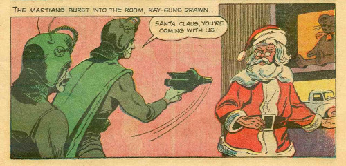 retrogasm:  From Santa Claus Conquers the Martians comic book.