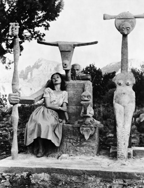 ffhum:  Dorothea Tanning and Max Ernst, 1947   https://painted-face.com/