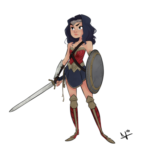dukehoover: Next in line for a new sketch is Wonder Woman! (added the older sketch so you can see th