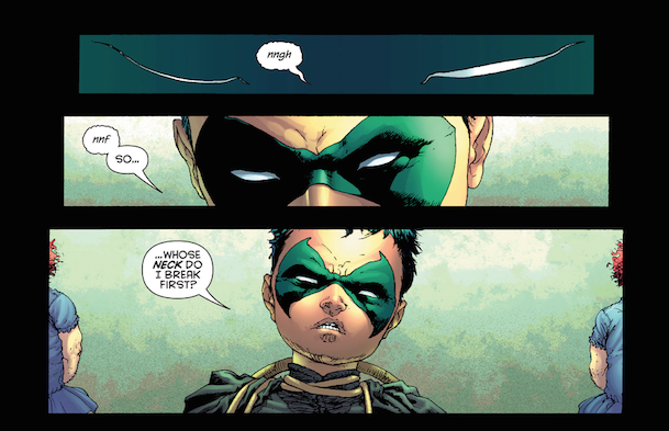 prison-mikes-bandana:  Damian wayne being a savage shit part 2