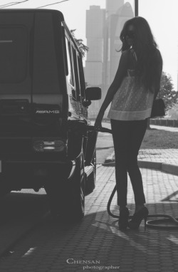 automotivated:  (via 500px / Photo “Charge.G55amg.Russia,Lilia Kulik.Moscow,by Chensan” by Аlexey Chensan) 