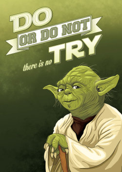 tiefighters:  Yoda Poster Created by Luli