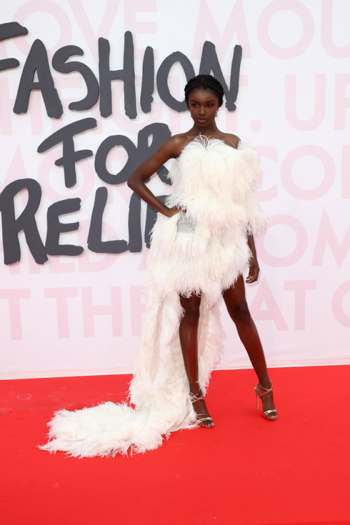 Leomie Anderson in Khyeli at Fashion For Relief Cannes 2018