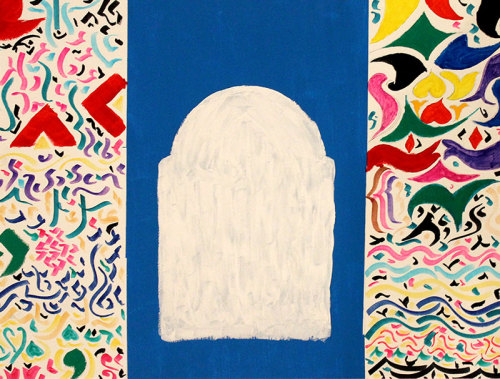 amare-habeo: Tahar Ben Jelloun ( Moroccan , born 1944)  Galerie Tindouf, Marrakesh