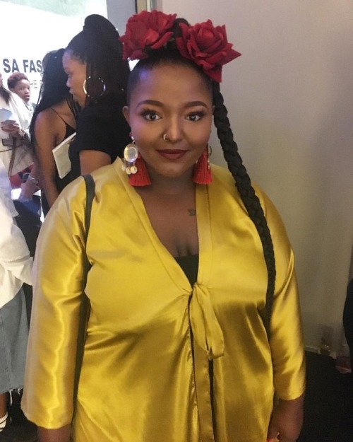 How amazing does @yoliswa_xo look? @safashionweek #beauty #loveit #fashionweek #style #fashion #afri