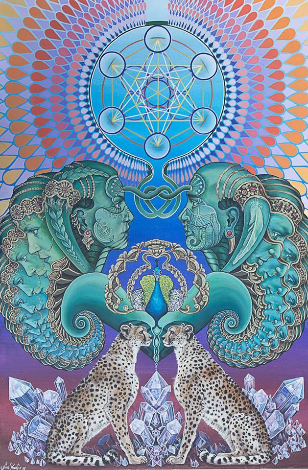 machineelves:  ॐ Art by Noa Knafo. Follow Machine Elves for more like this. ॐ
