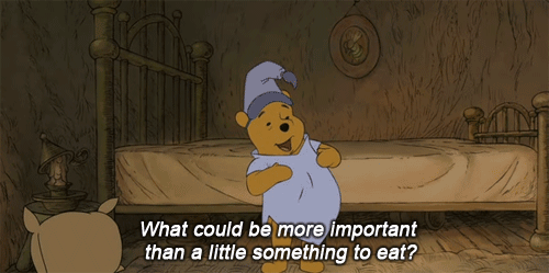 I realized the other day why I love Winnie The Pooh so much. He's my spirit animal!!